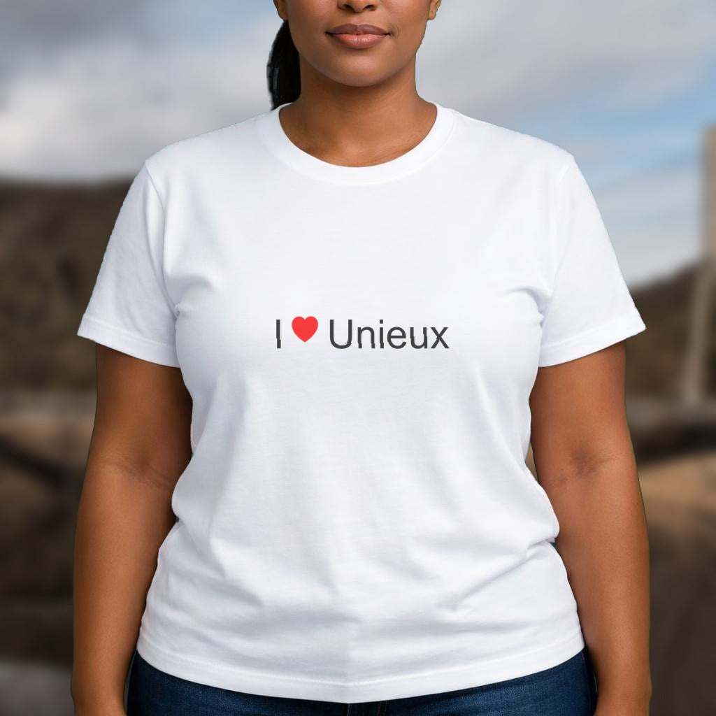 T-shirt I love unieux