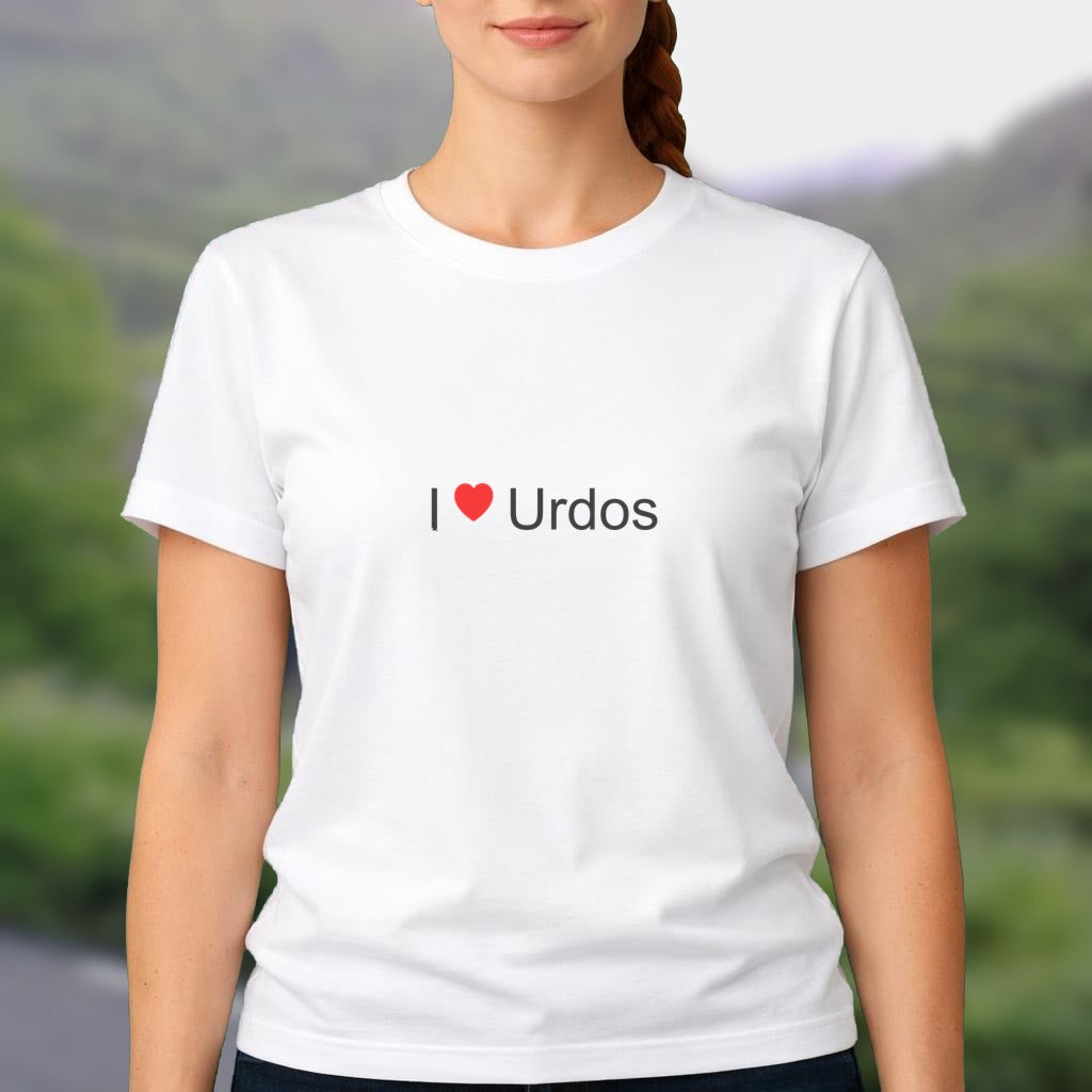 T-shirt I love urdos