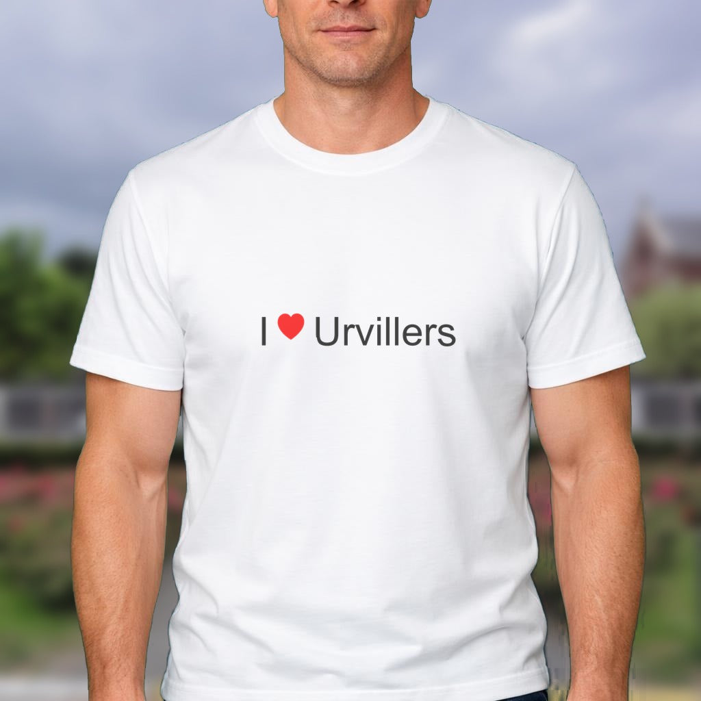 T-shirt I love urvillers