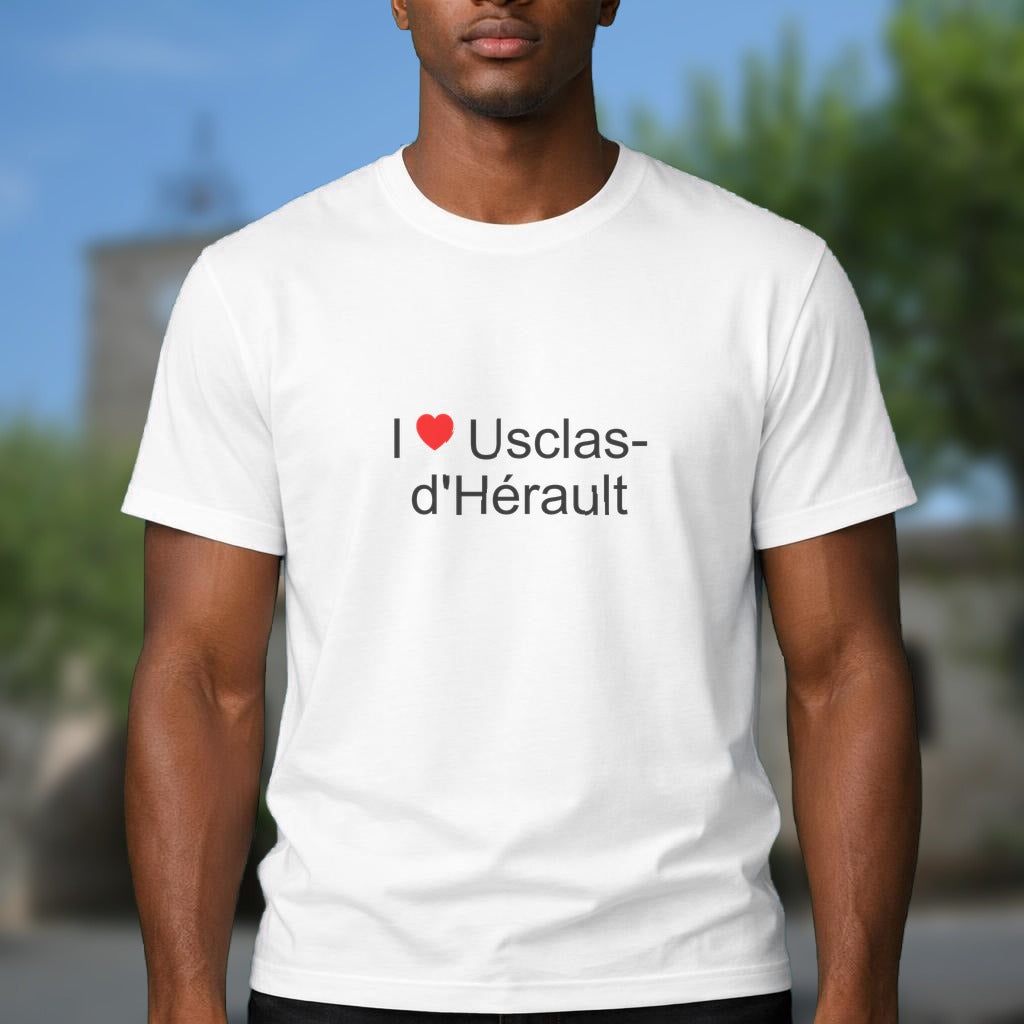 T-shirt I love usclas-d'hérault