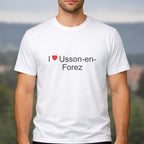 T-shirt I love usson-en-forez