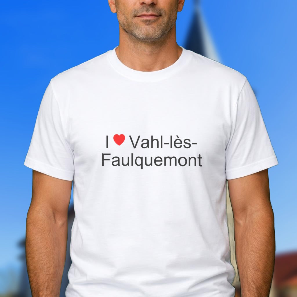 T-shirt I love vahl-lès-faulquemont