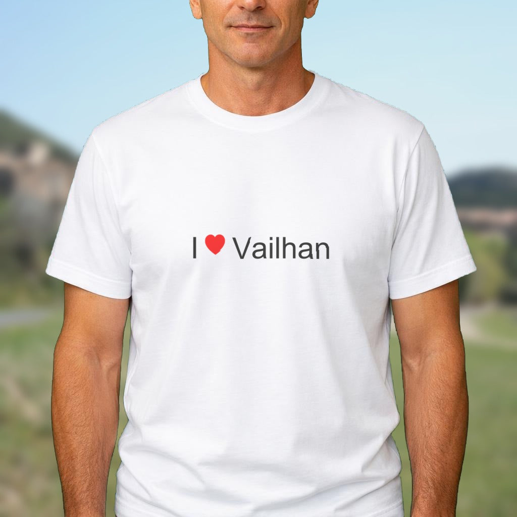 T-shirt I love vailhan