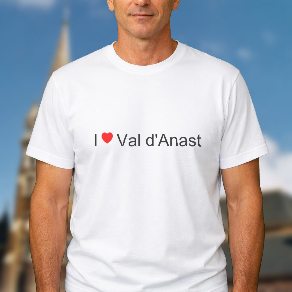 T-shirt I love val d'anast