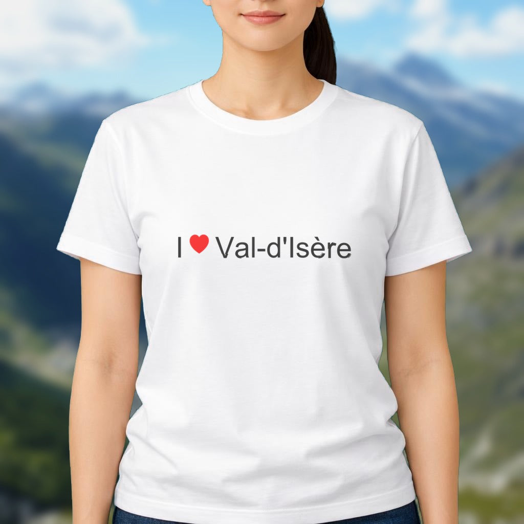 T-shirt I love val-d'isère