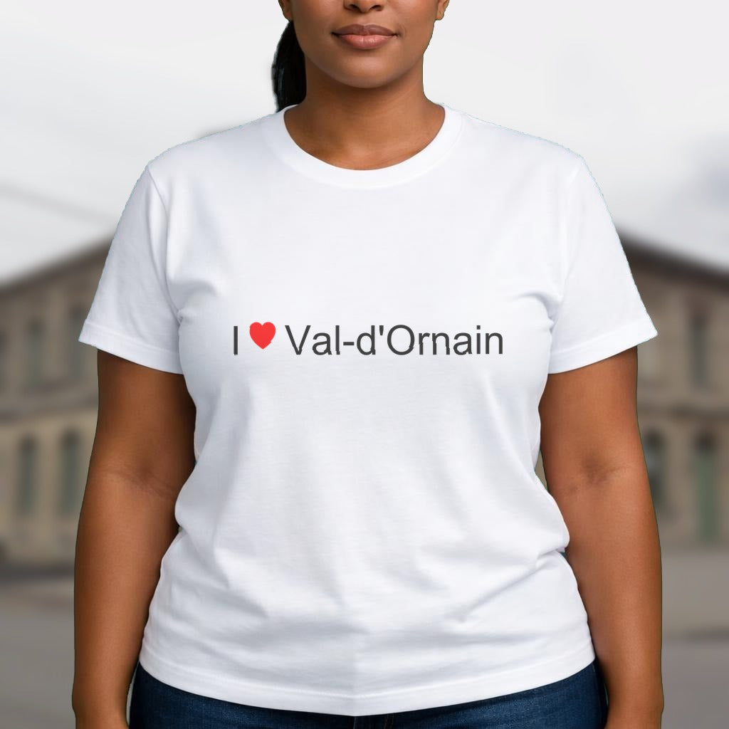 T-shirt I love val-d'ornain