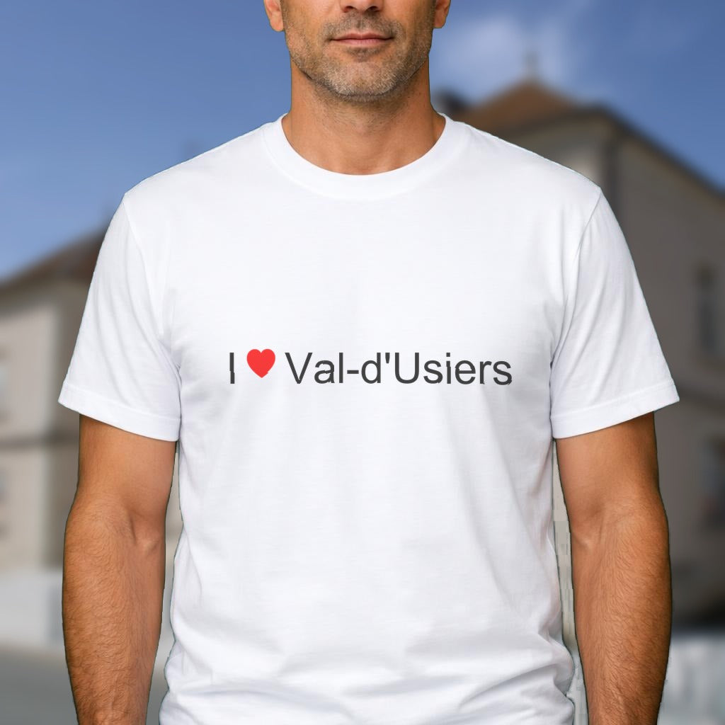 T-shirt I love val-d'usiers