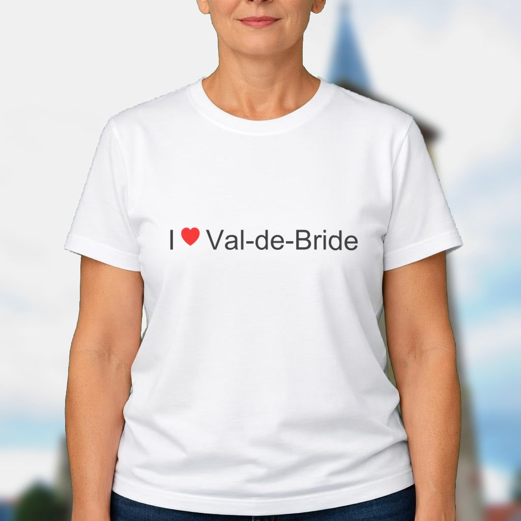 T-shirt I love val-de-bride