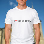 T-shirt I love val de briey