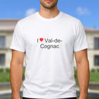 T-shirt I love val-de-cognac