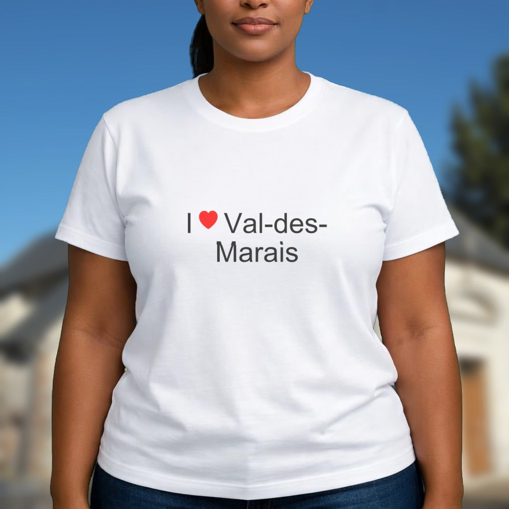 T-shirt I love val-des-marais