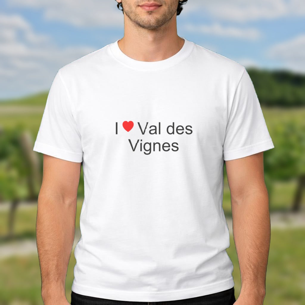 T-shirt I love val des vignes