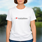 T-shirt I love valdallière