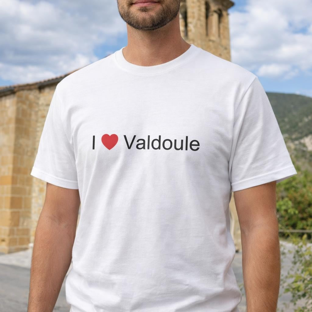 T-shirt I love valdoule