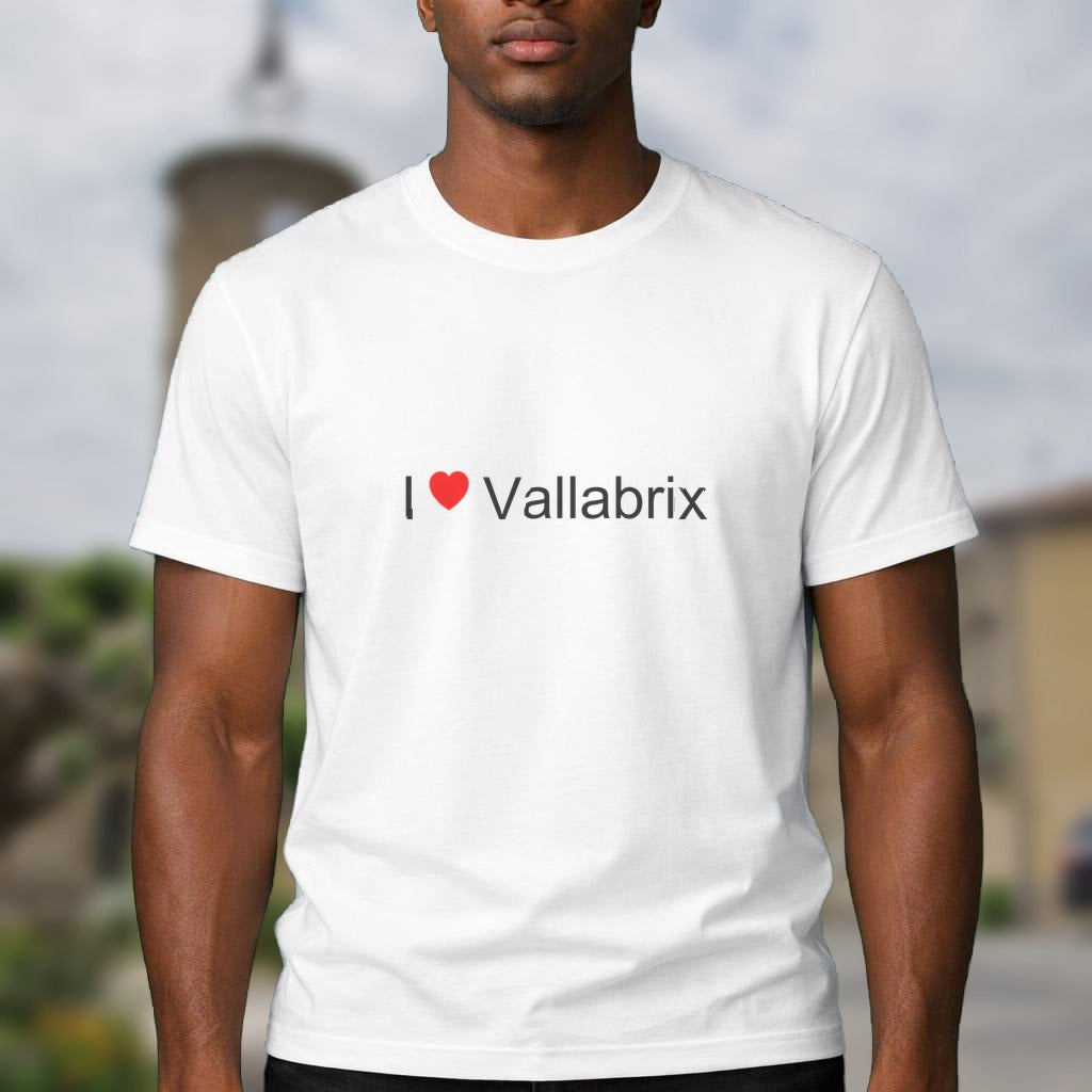 T-shirt I love vallabrix