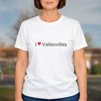 T-shirt I love vallesvilles
