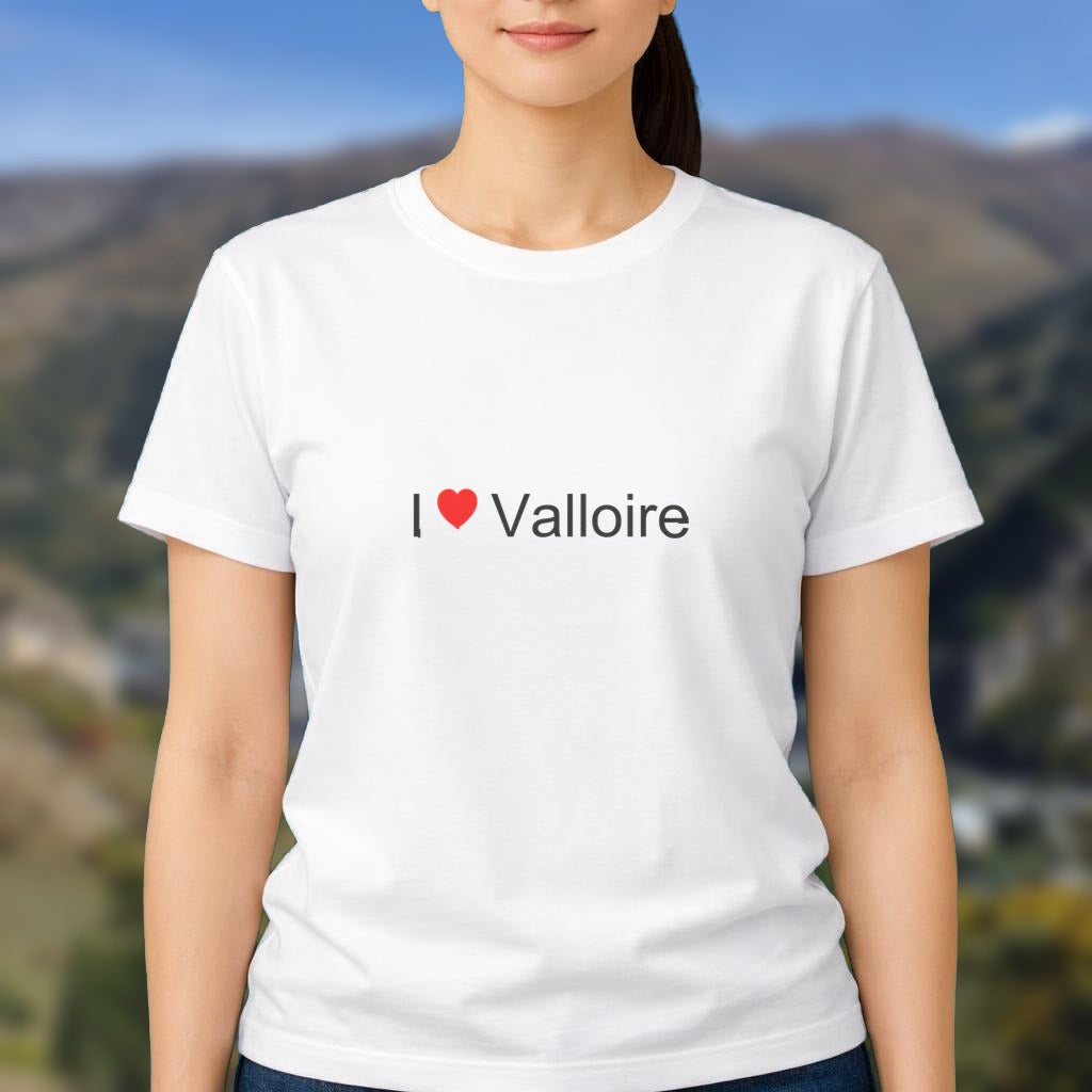 T-shirt I love valloire