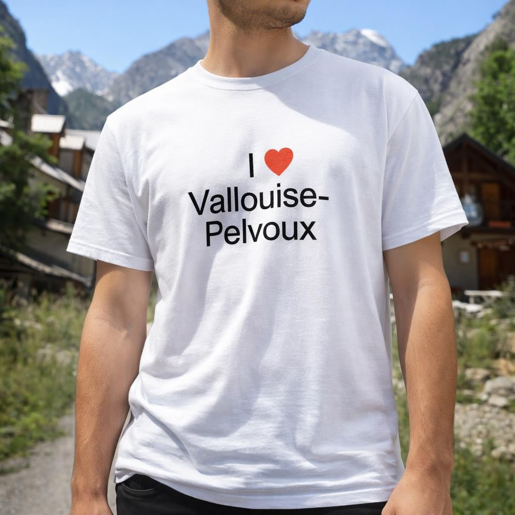 T-shirt I love vallouise-pelvoux