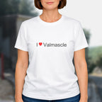 T-shirt I love valmascle
