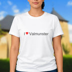 T-shirt I love valmunster