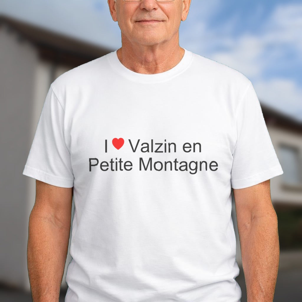 T-shirt I love valzin en petite montagne