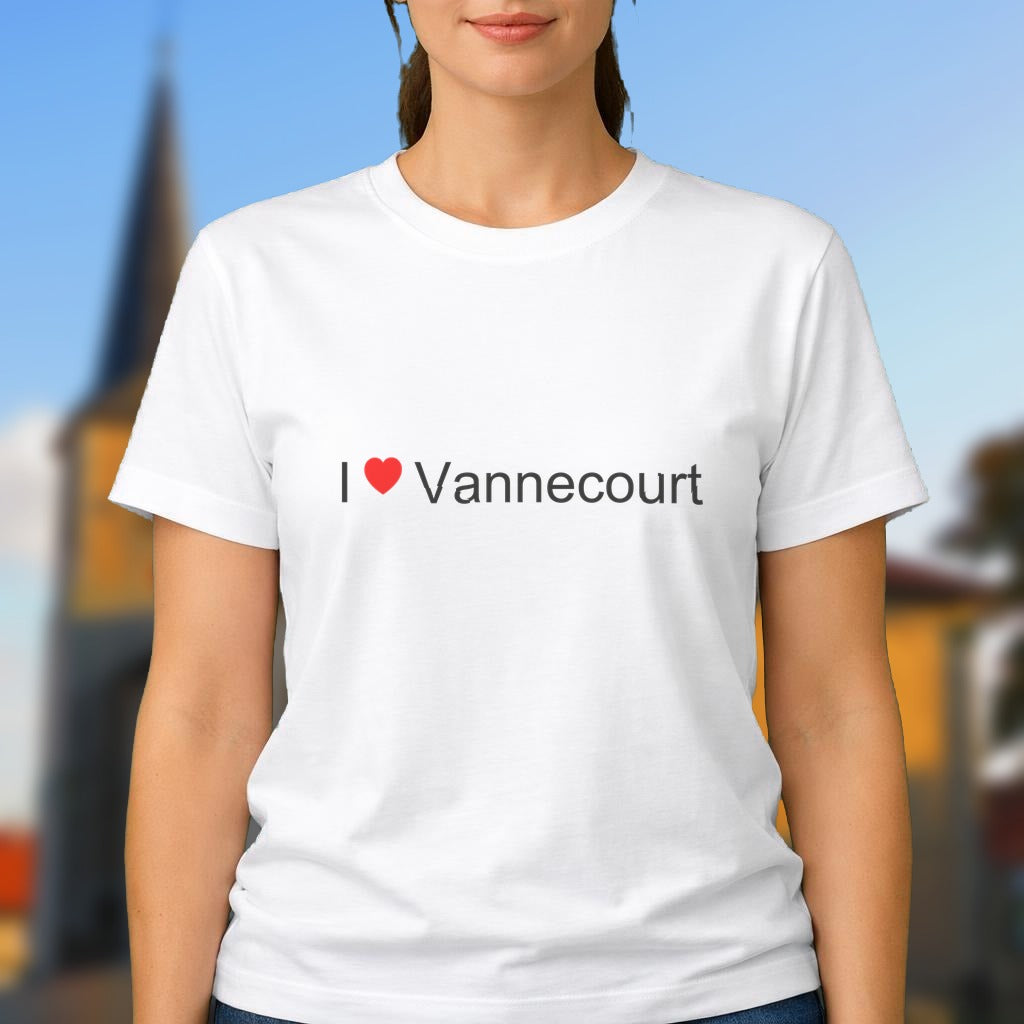 T-shirt I love vannecourt