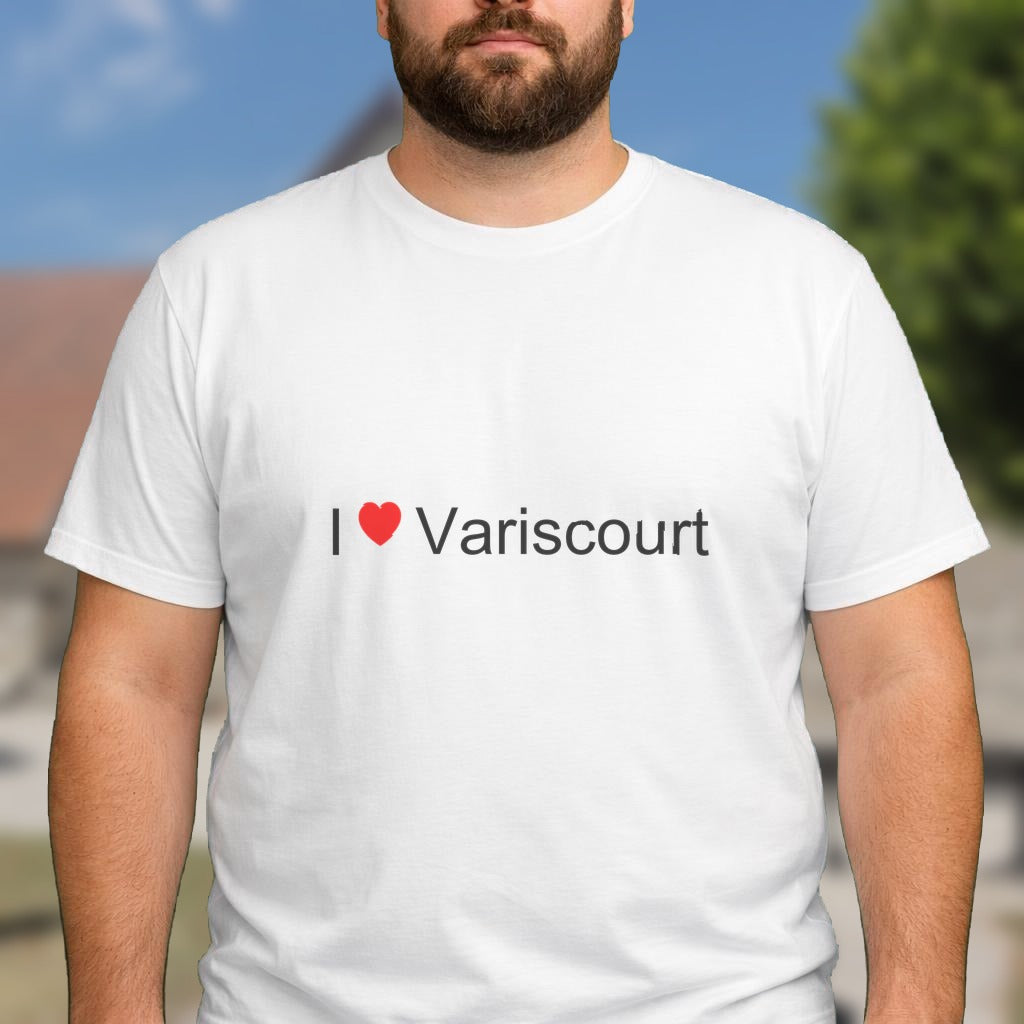 T-shirt I love variscourt