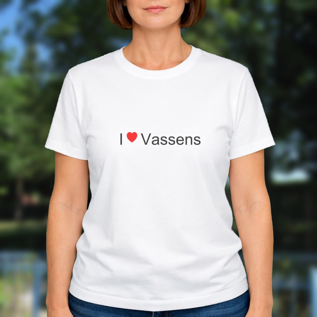 T-shirt I love vassens
