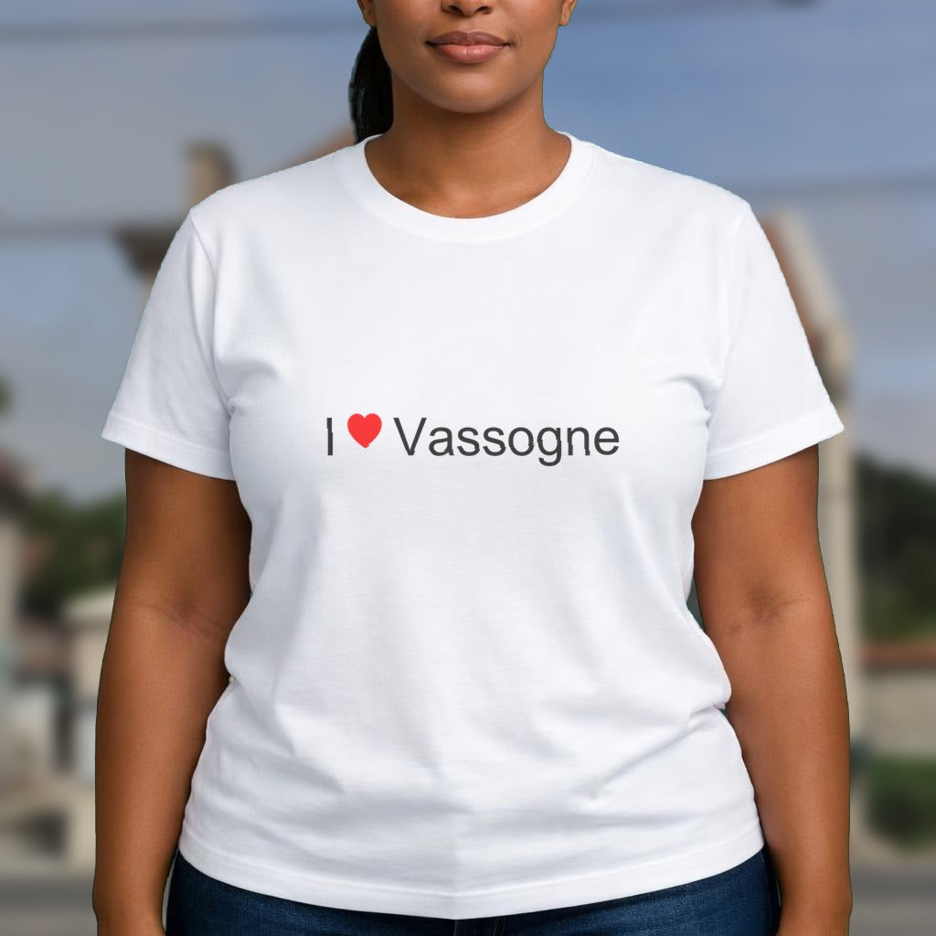 T-shirt I love vassogne