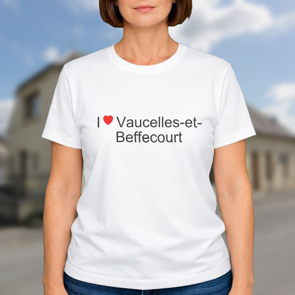 T-shirt I love vaucelles-et-beffecourt