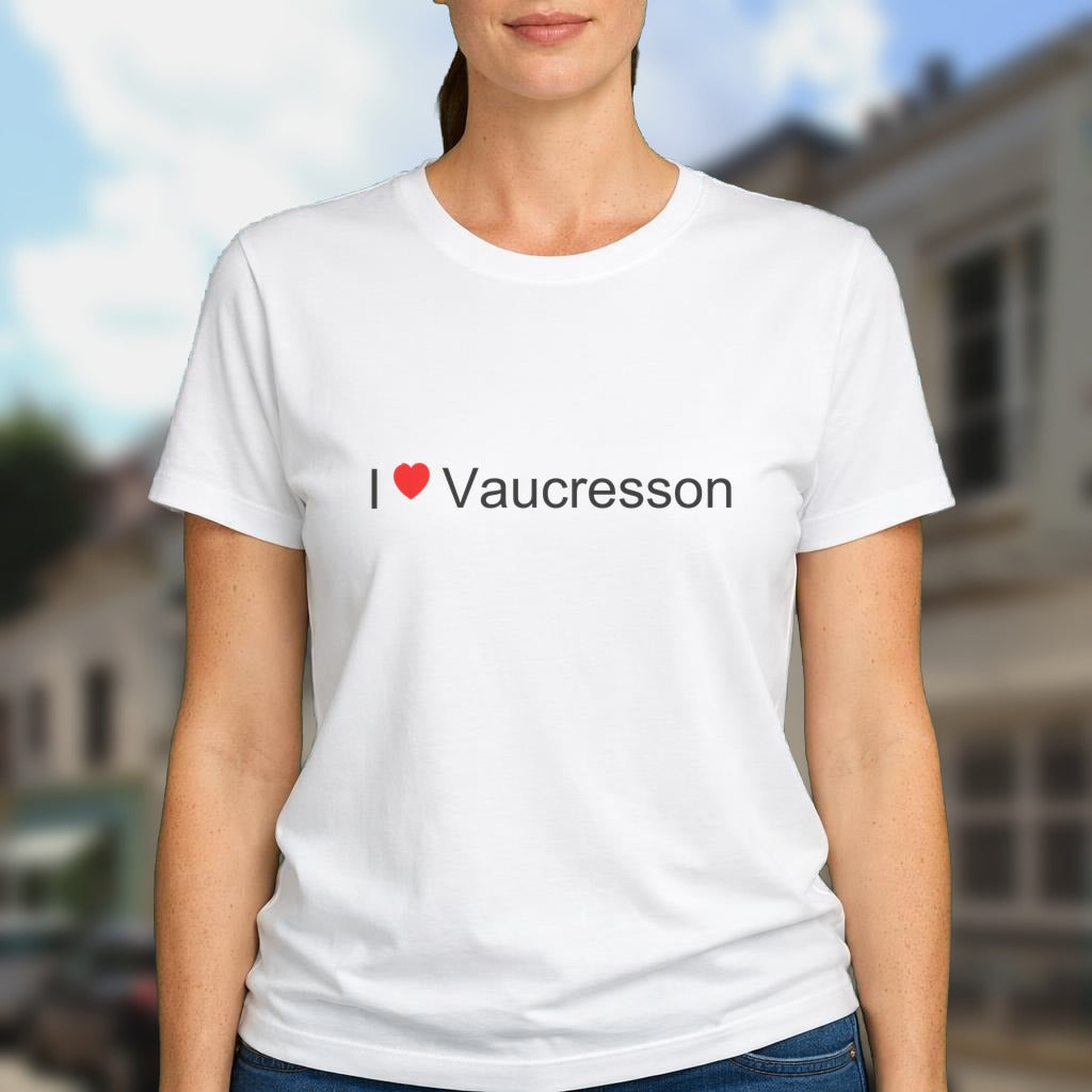 T-shirt I love vaucresson