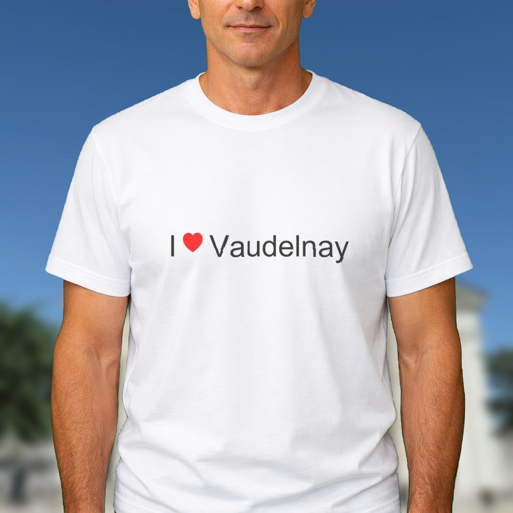 T-shirt I love vaudelnay