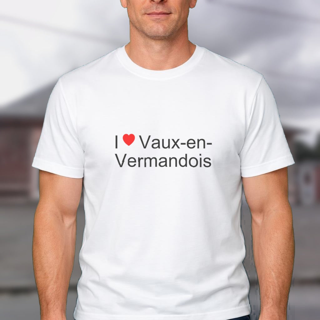 T-shirt I love vaux-en-vermandois