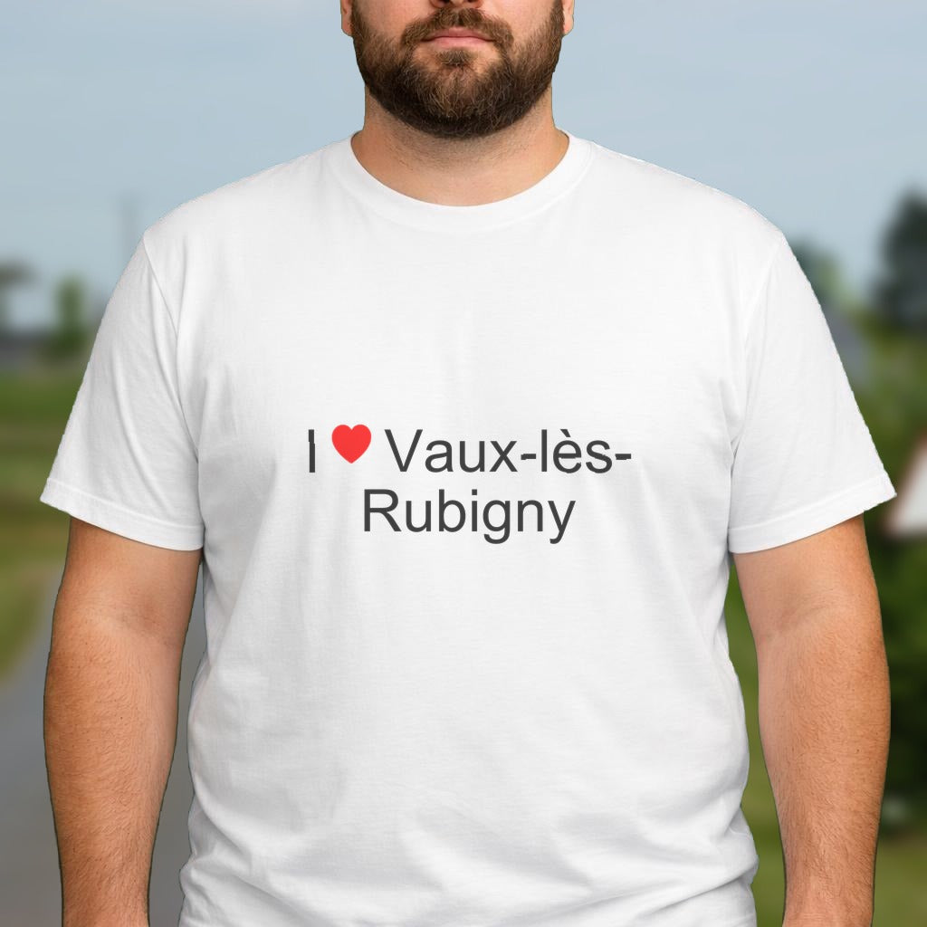 T-shirt I love vaux-lès-rubigny