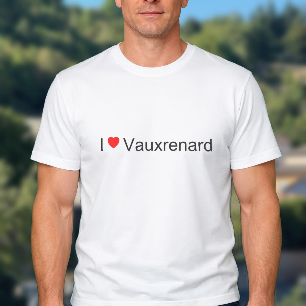 T-shirt I love vauxrenard