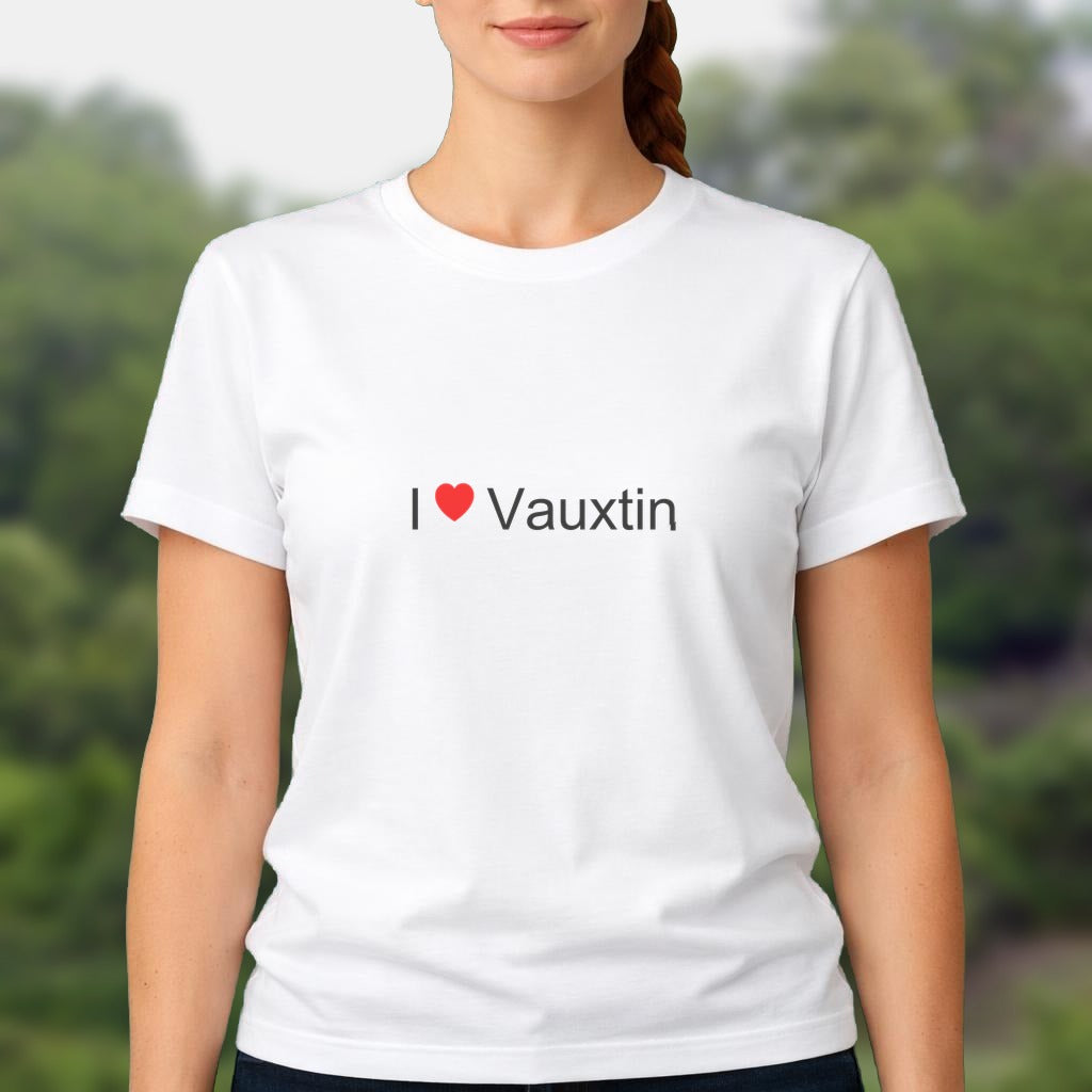 T-shirt I love vauxtin