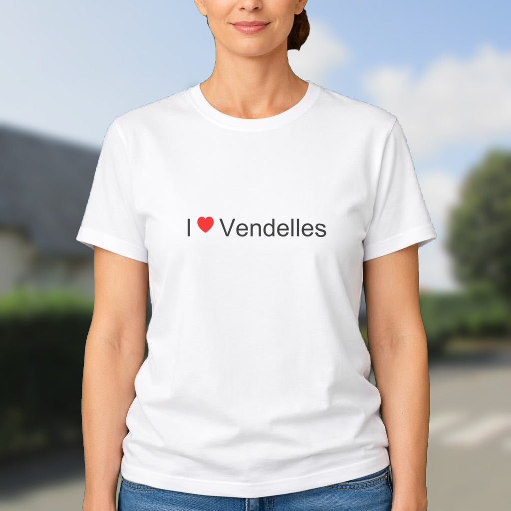 T-shirt I love vendelles