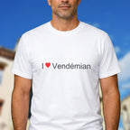 T-shirt I love vendémian
