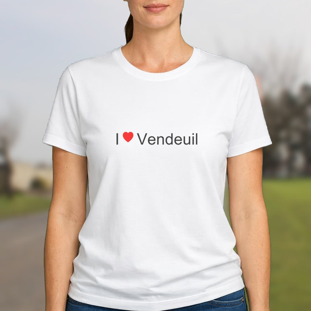 T-shirt I love vendeuil