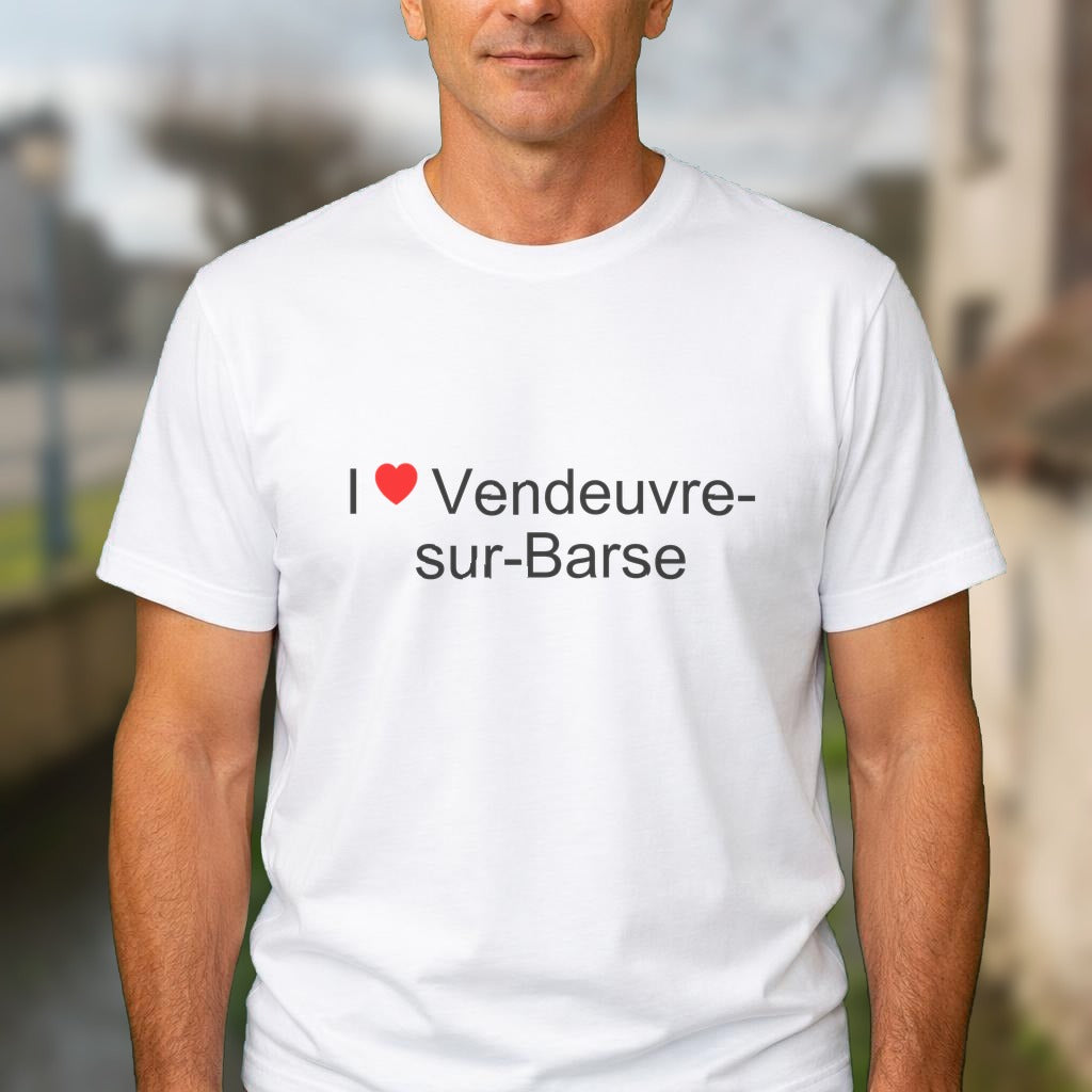 T-shirt I love vendeuvre-sur-barse