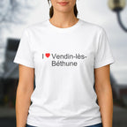 T-shirt I love vendin-lès-béthune