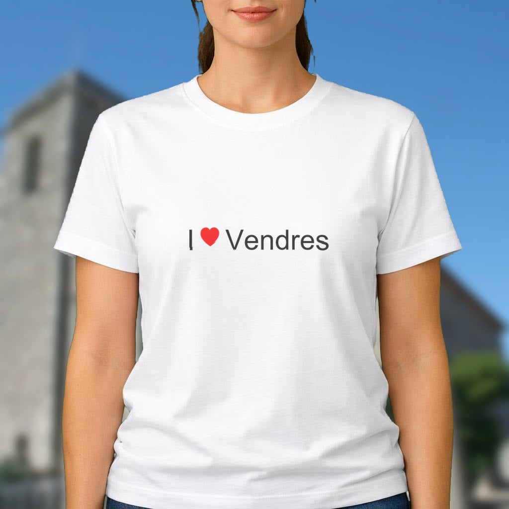 T-shirt I love vendres