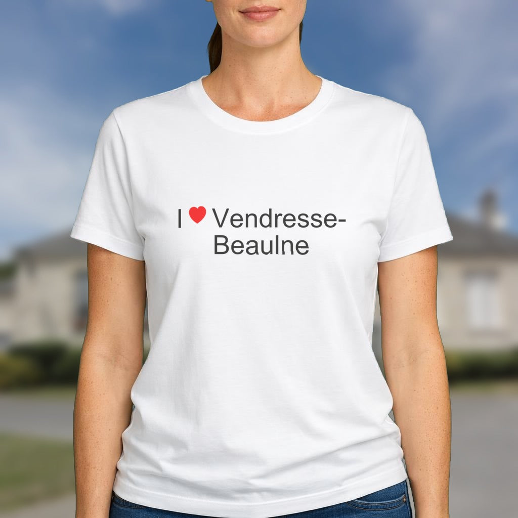 T-shirt I love vendresse-beaulne