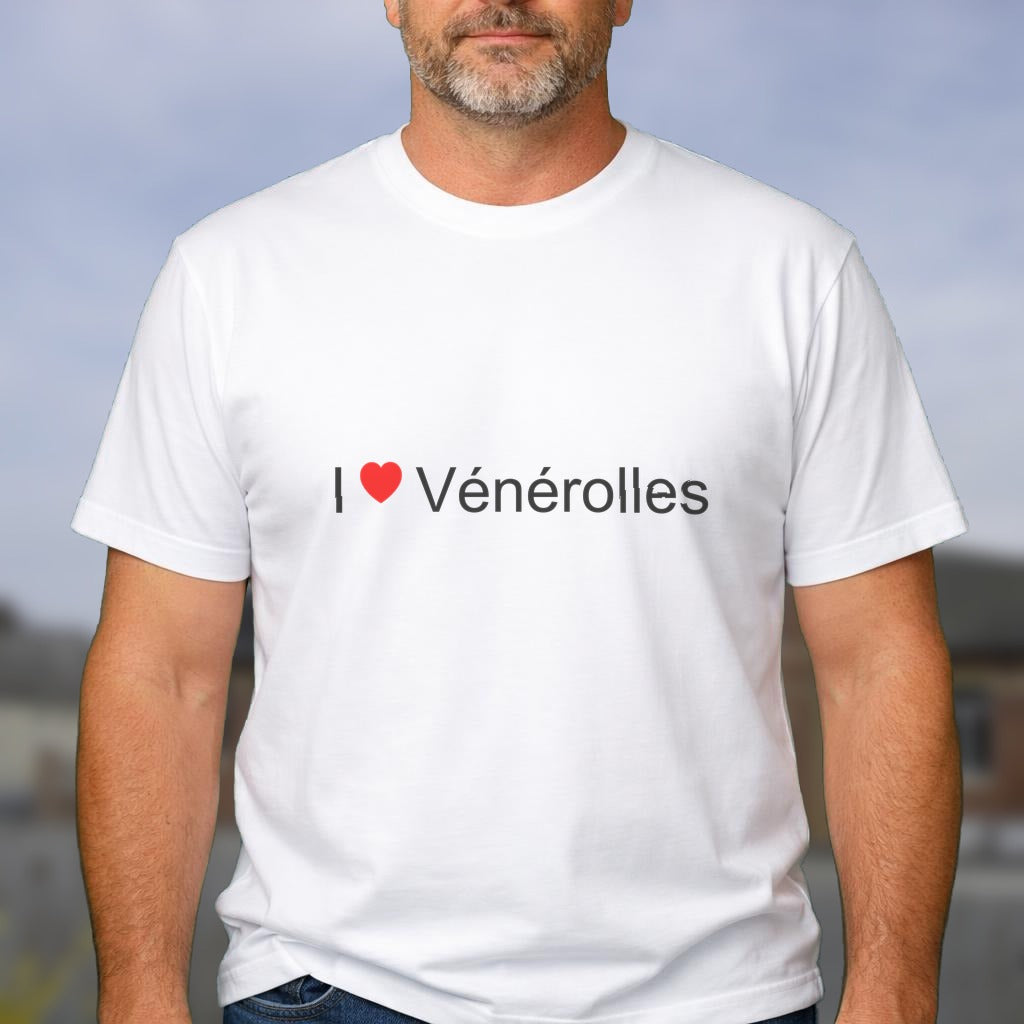 T-shirt I love vénérolles