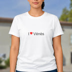 T-shirt I love vénès