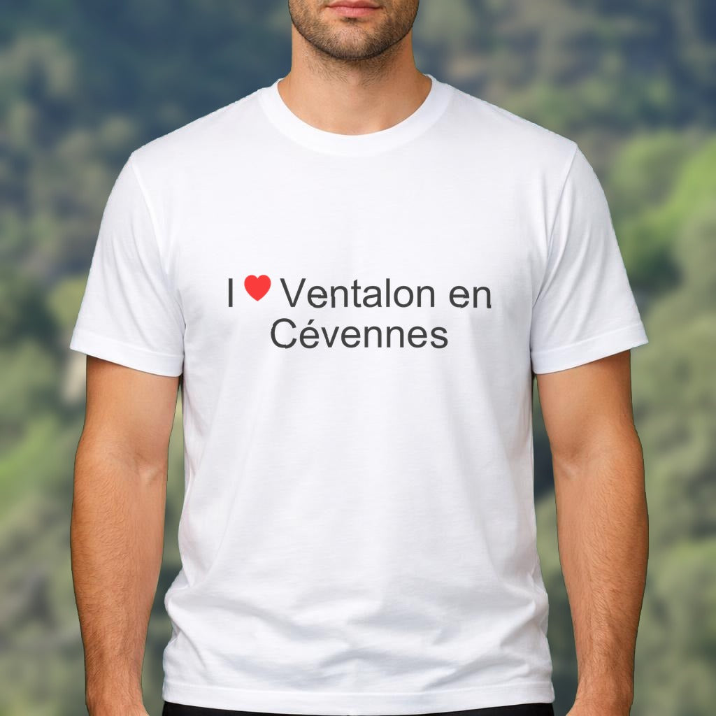 T-shirt I love ventalon en cévennes