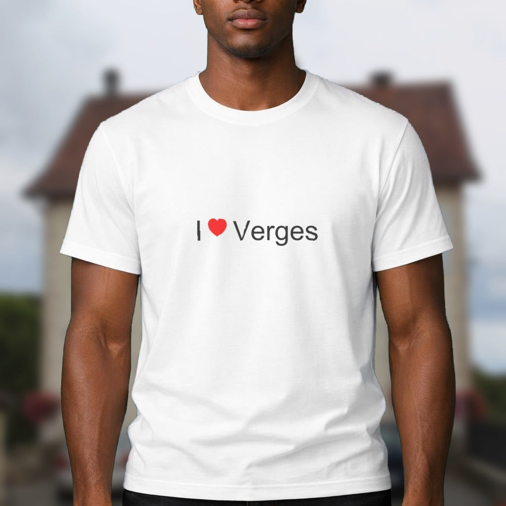T-shirt I love verges