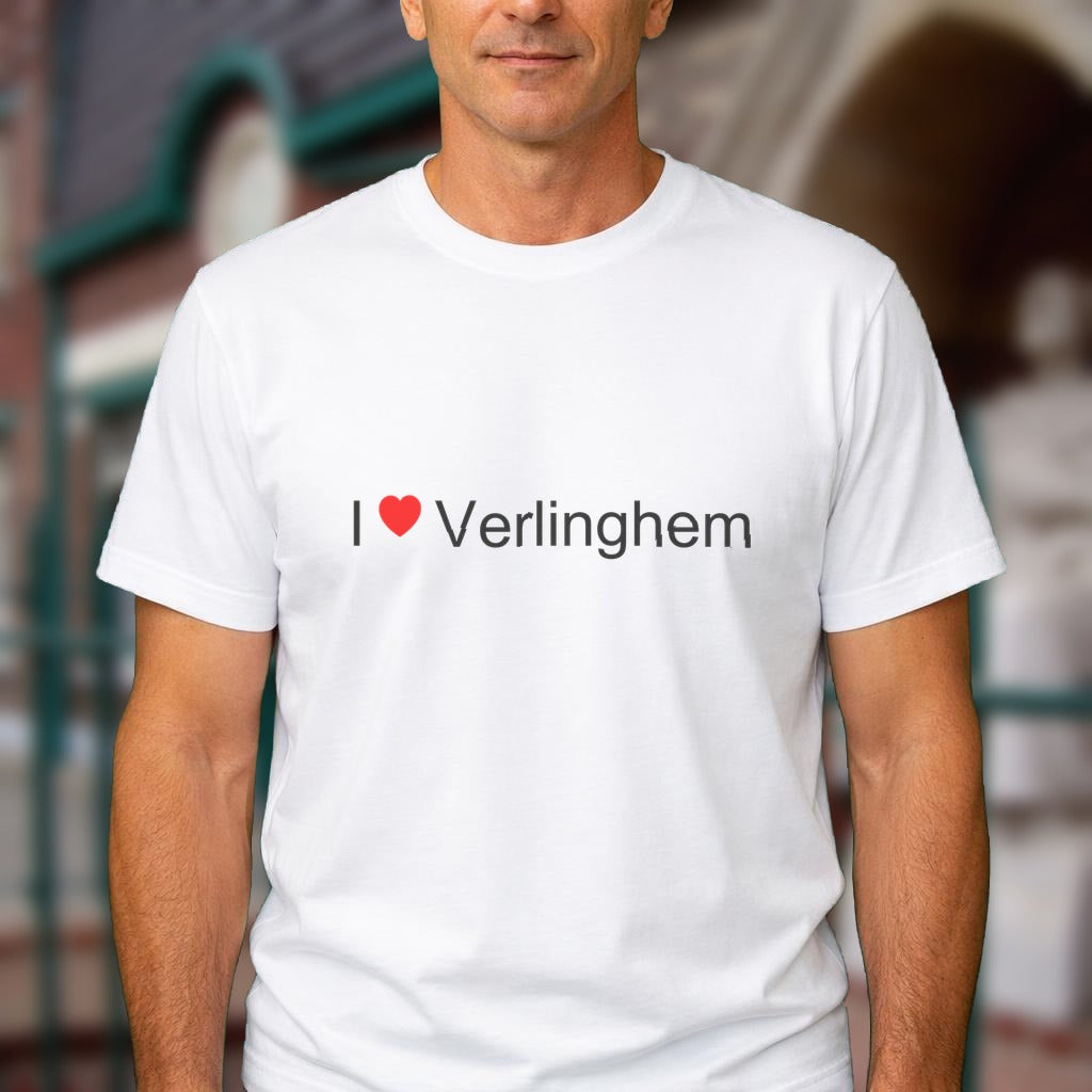 T-shirt I love verlinghem