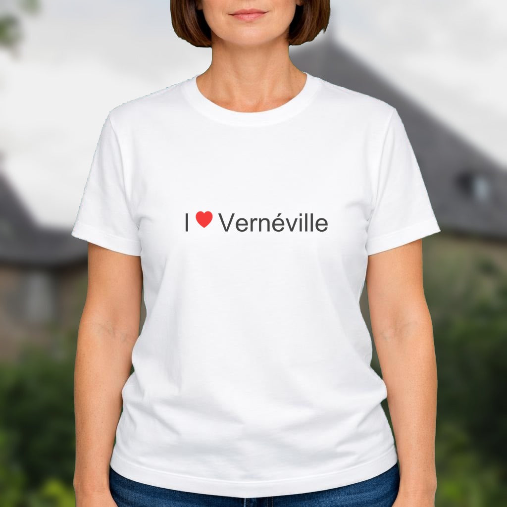 T-shirt I love vernéville