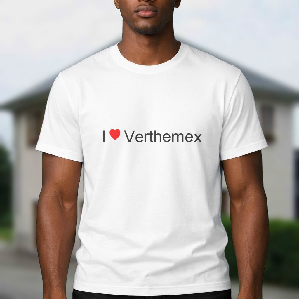 T-shirt I love verthemex